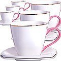 Чайный сервиз на 6 персон 12 предметов 220 мл Нежность LORAINE (26641)