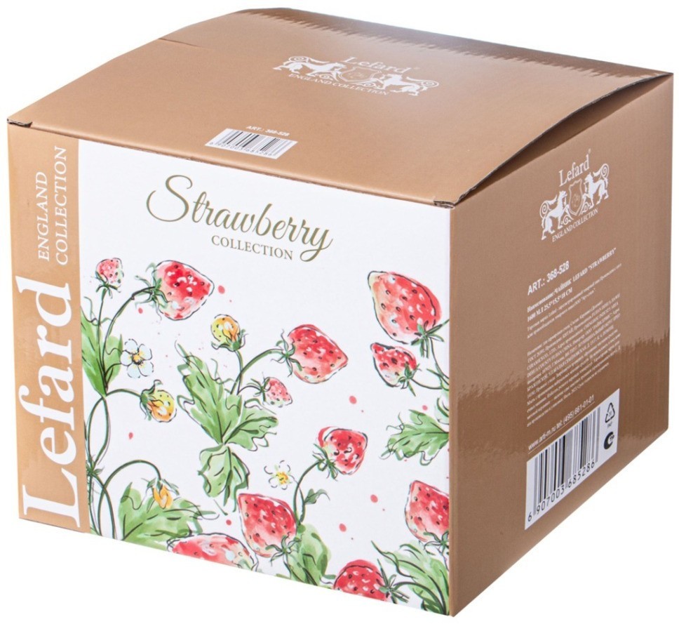 Чайник  lefard "strawberry" 1600 мл 25,5*15,5*18 см (368-528)