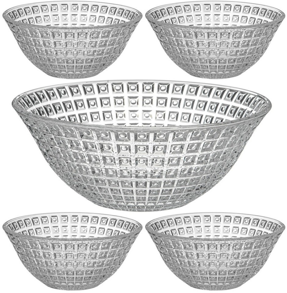 Набор салатников из 5 шт "diamant" 1600 мл/300 мл Lefard (691-064)