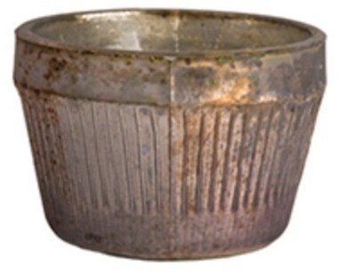 Подсвечник FS332, 5, стекло, металл, Antique grey, RESTORATION HARDWARE