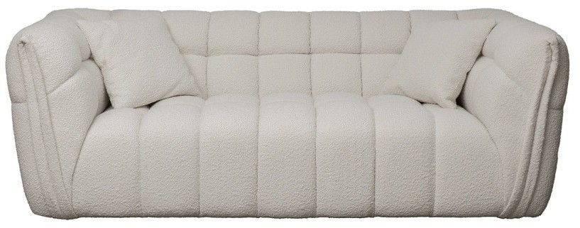 Диван двухместный GD/Prato букле экрю Orso ECRU 204*106**75см (TT-00016705)