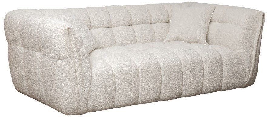 Диван двухместный GD/Prato букле экрю Orso ECRU 204*106**75см (TT-00016705)