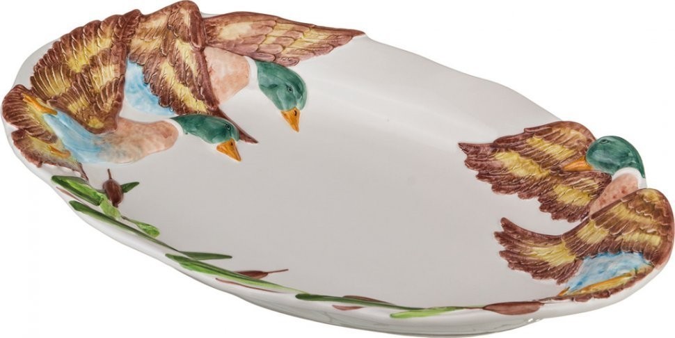 Блюдо овальное "утка" 60*39 см.высота=7 см. Annaluma Snc (628-064)