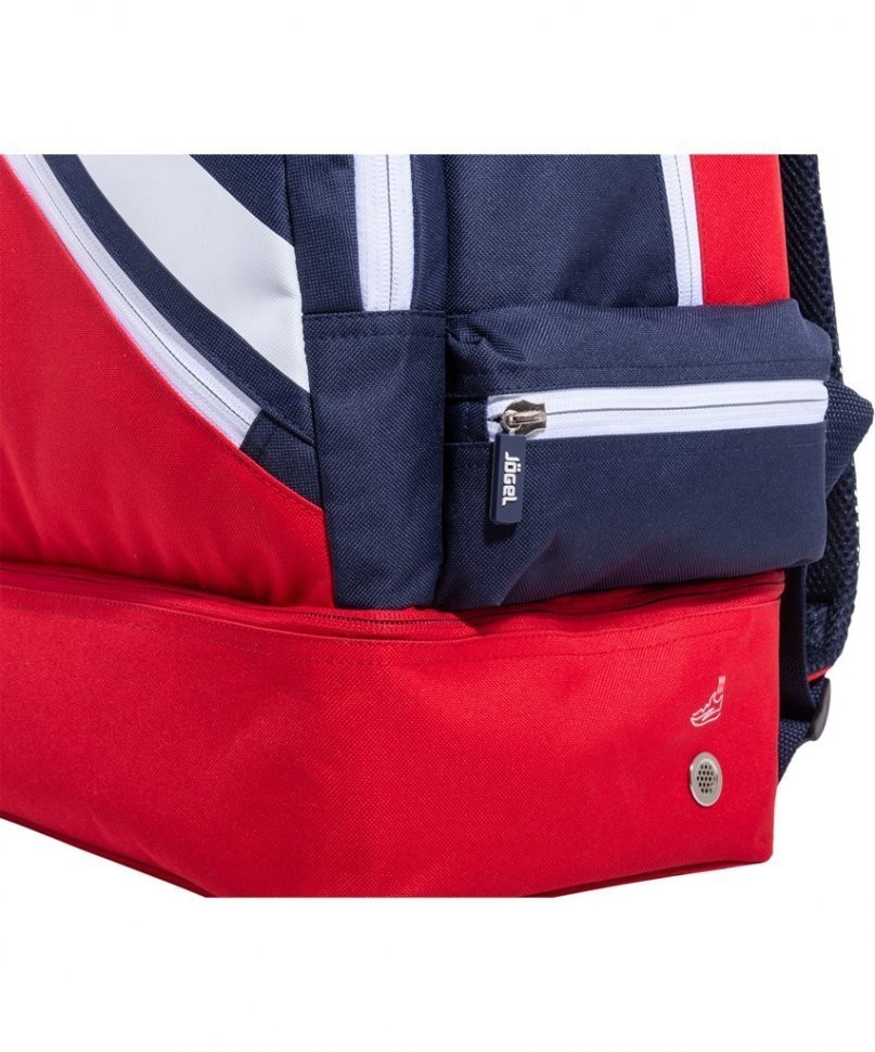 Рюкзак Double bottom JBP-1903-291, красный/темно-синий/белый, L (449131)