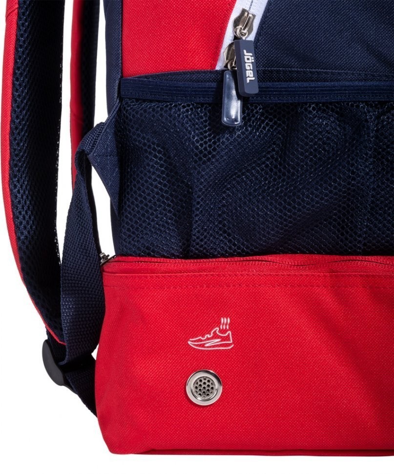 Рюкзак Double bottom JBP-1903-291, красный/темно-синий/белый, L (449131)