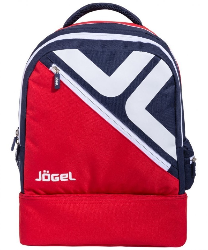 Рюкзак Double bottom JBP-1903-291, красный/темно-синий/белый, L (449131)