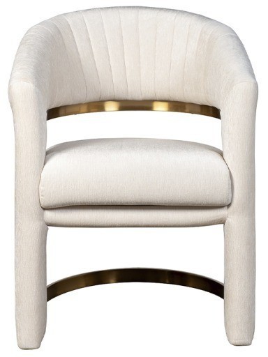 Стул велюр кремовый/матовое золото 67*66*85см (TT-00013512)