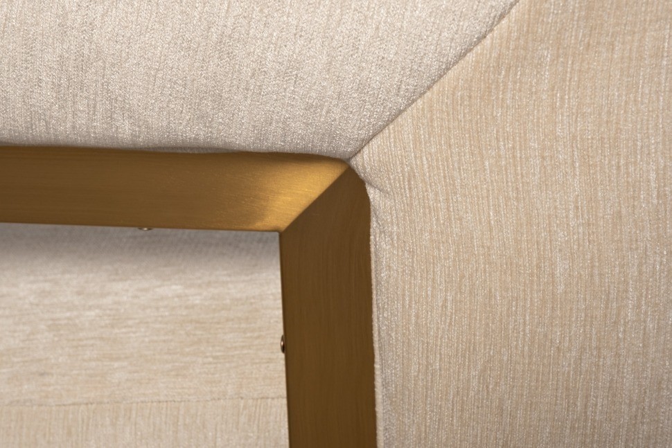 Стул велюр кремовый/матовое золото 67*66*85см (TT-00013512)