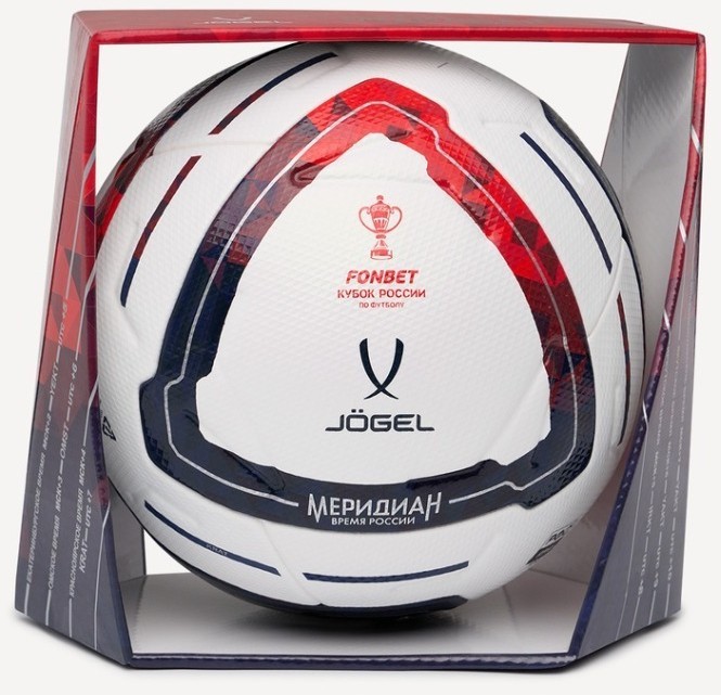 Мяч футбольный JOGEL Meridian Elite RUSSIAN CUP BOX №5 (2121511)