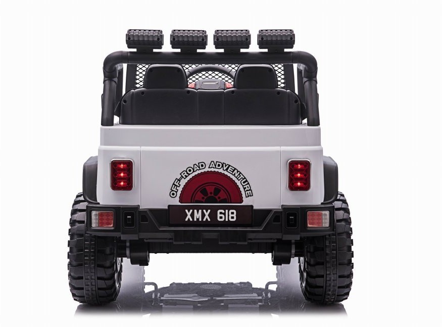 Детский электромобиль джип XMX с полным приводом (белый, EVA, 12V) (XMX618-4WD-WHITE)