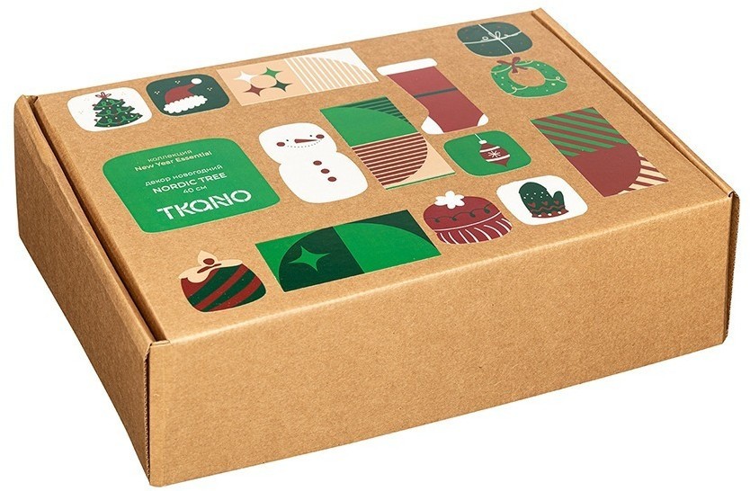 Декор новогодний nordic tree из коллекции new year essential, 40 см (78308)