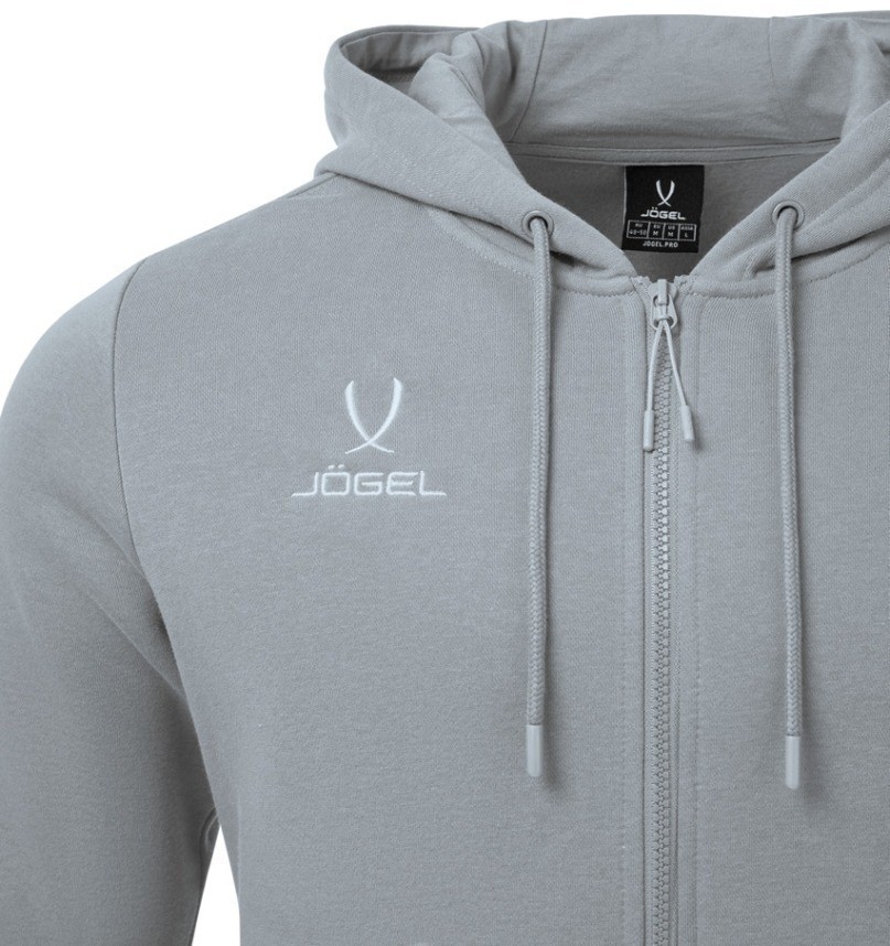 Худи JOGEL ESSENTIAL Fleece Zip Hoodie, серый (2119509)