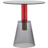 Столик кофейный amalie, D50 см, серый/красный (74246)