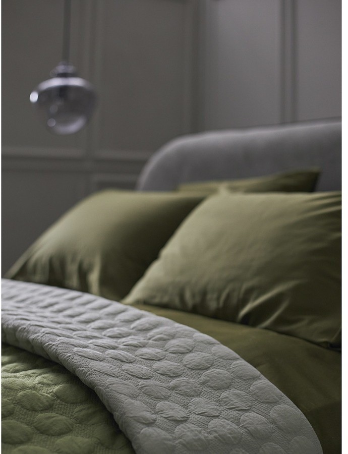 Набор наволочек из премиального сатина оливкового цвета из коллекции essential, 50х70 см (77137)