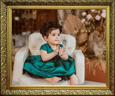 Картина Портрет 34 с кристаллами Swarovski (2347)