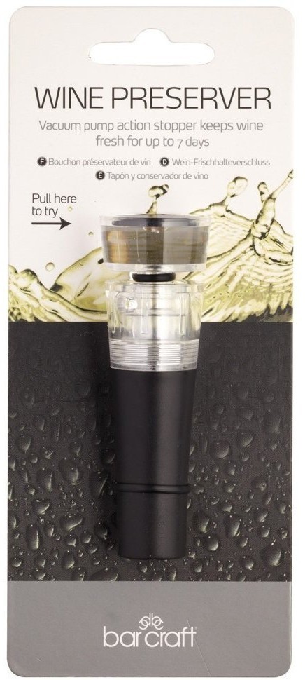 Kitchen Craft Вакуумная помпа для вина KCBCSTOPSAV