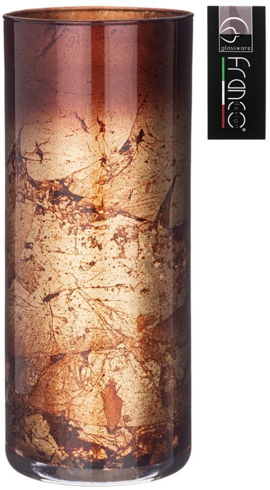 Ваза cilindro "magda" brown высота 30см диаметр 12см FRANCO (316-1737)
