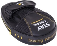 Лапа E602-2 боксерская, кожзам, черный (440009)