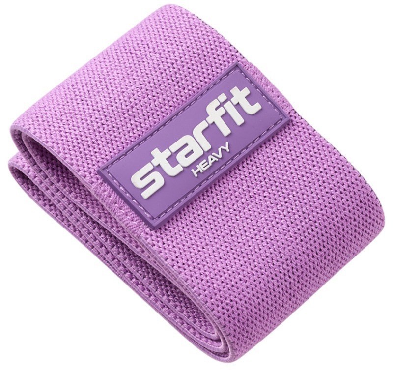 Мини-эспандер ES-204, высокая нагрузка, текстиль, фиолетовый пастель (2104264)