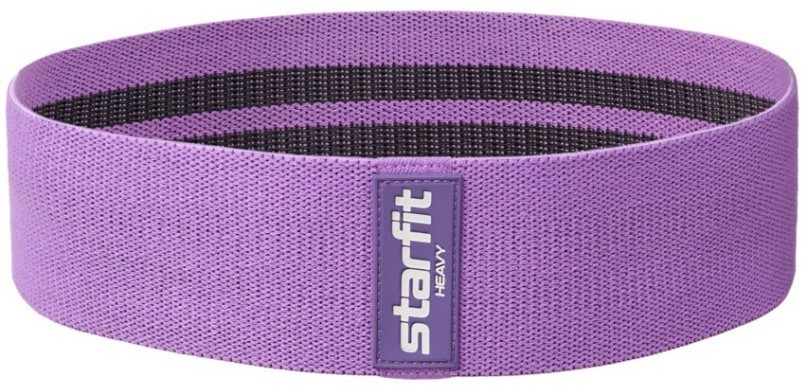 Мини-эспандер ES-204, высокая нагрузка, текстиль, фиолетовый пастель (2104264)
