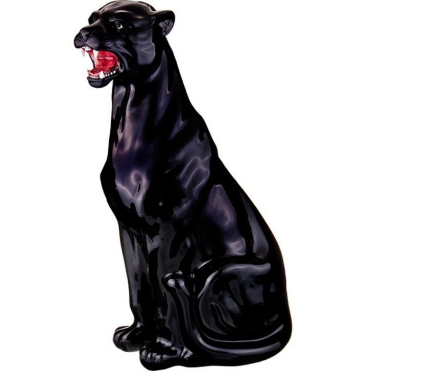 Декоративное изделие "черная пантера" 40*30см. высота=83см. Ceramiche Boxer (293-052)