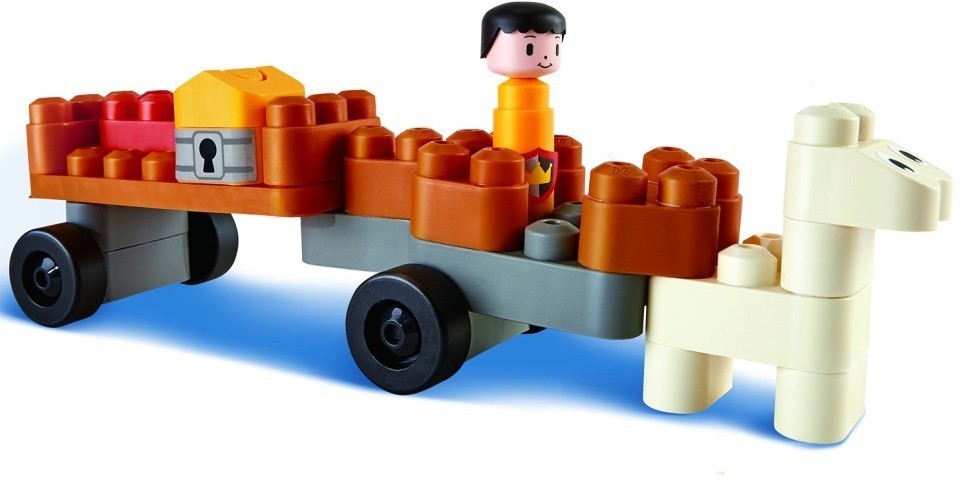 Конструктор детский цветной "Средневековый замок", 310 элементов (760026_HP)