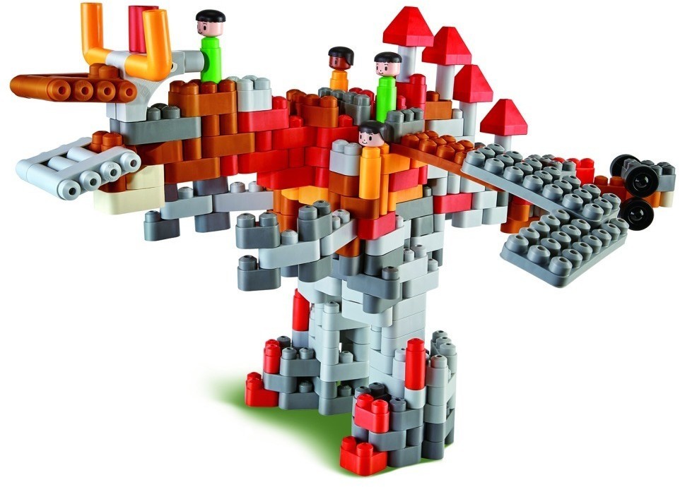 Конструктор детский цветной "Средневековый замок", 310 элементов (760026_HP)