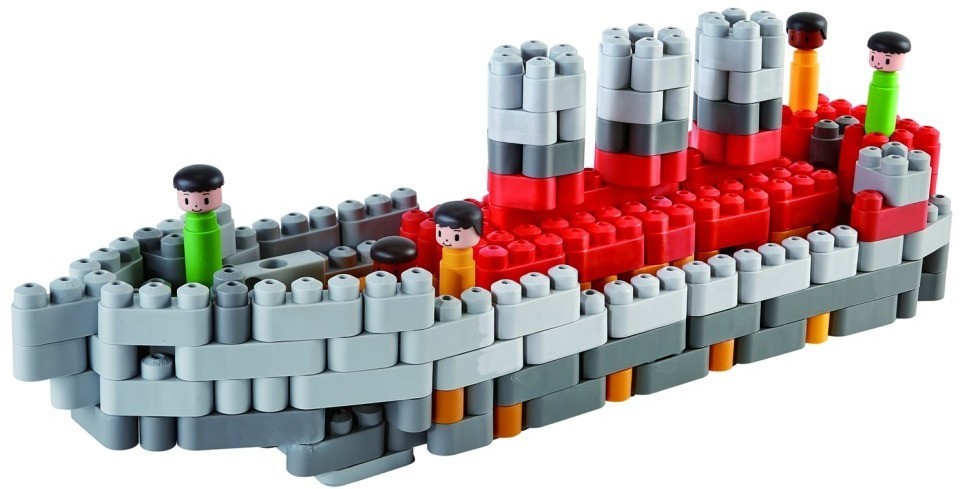 Конструктор детский цветной "Средневековый замок", 310 элементов (760026_HP)