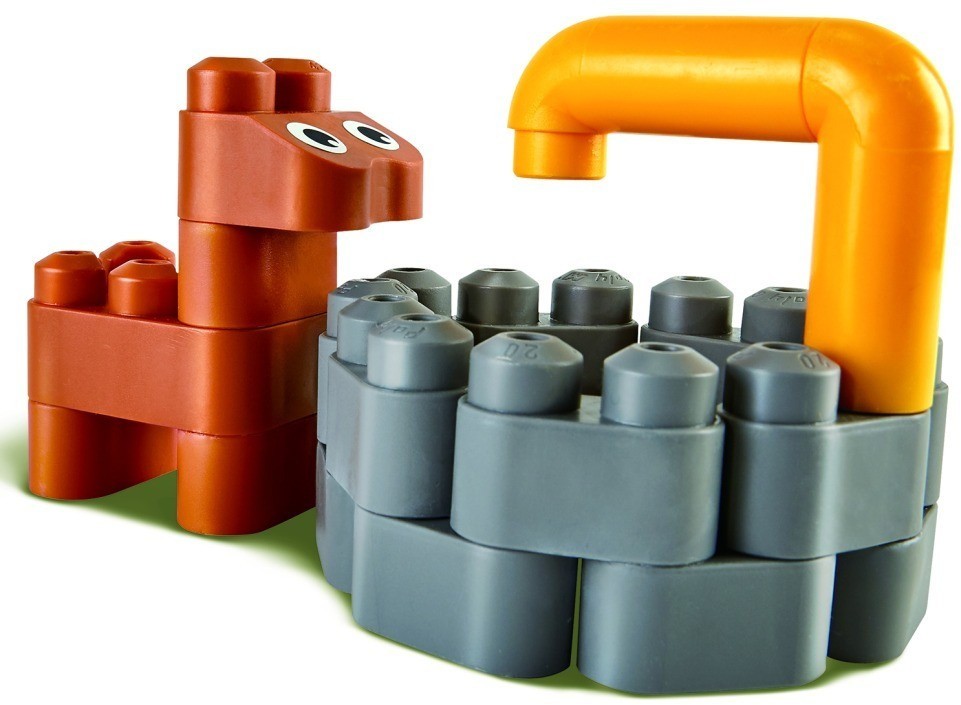 Конструктор детский цветной "Средневековый замок", 310 элементов (760026_HP)