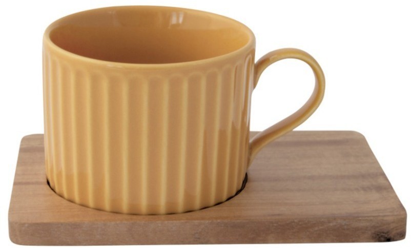 Набор из 2-х чашек для чая Время отдыха, синяя и жёлтая, 0,25 л - EL-R1641/TBR2 Easy Life