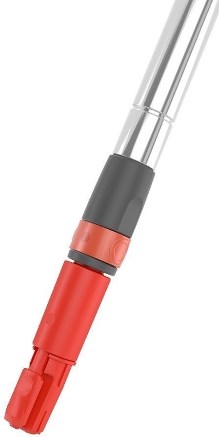 Швабра для мытья пола с телескопической ручкой 160 см, гибкой штангой 40 см и насадкой (70167)