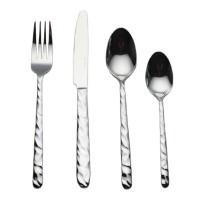 Набор столовых приборов fluid, серебристые, 16 пред. (77769)