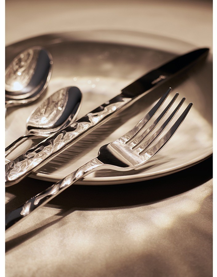 Набор столовых приборов fluid, серебристые, 16 пред. (77769)