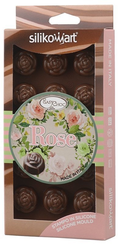 Форма силиконовая для приготовления конфет rose, 11x21 см (70749)