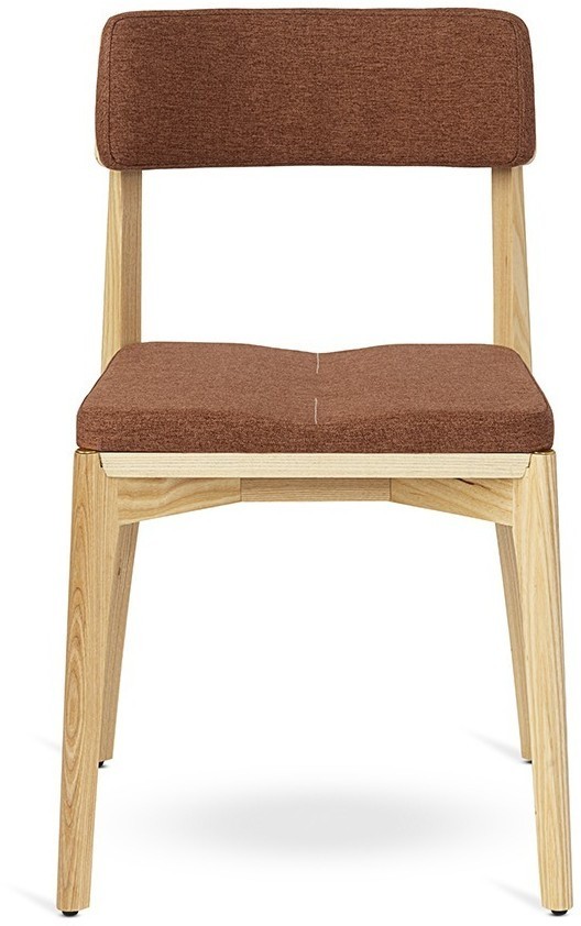 Стул aska, рогожка, ясень/терракота (77801)