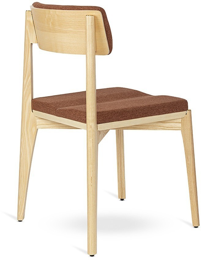 Стул aska, рогожка, ясень/терракота (77801)