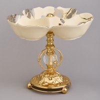 Фруктовница на ножке 25,5*25,5*19 см Lefard (46-1391)