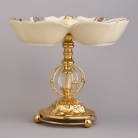 Фруктовница на ножке 25,5*25,5*19 см Lefard (46-1391)