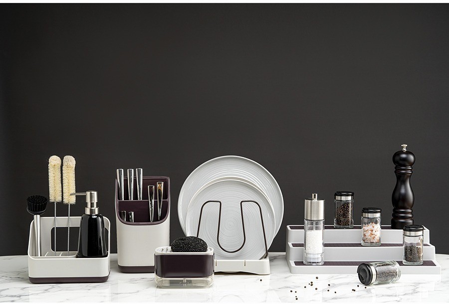 Органайзер для раковины ronja, 19х10,5х14,6 см, светло-серый (74916)