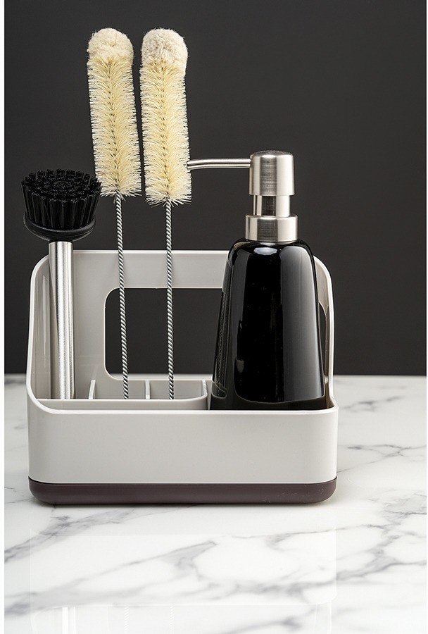 Органайзер для раковины ronja, 19х10,5х14,6 см, светло-серый (74916)