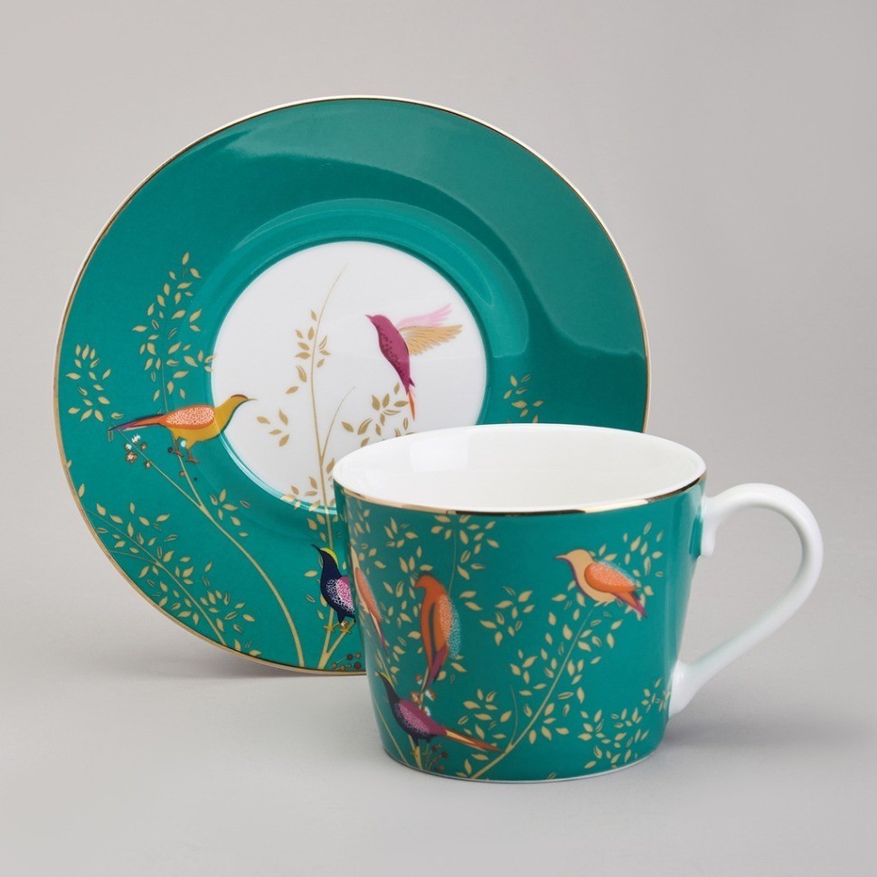 Чайный набор lefard "golden birds" на 2 пер. 4 пр. 220 мл (419-131)