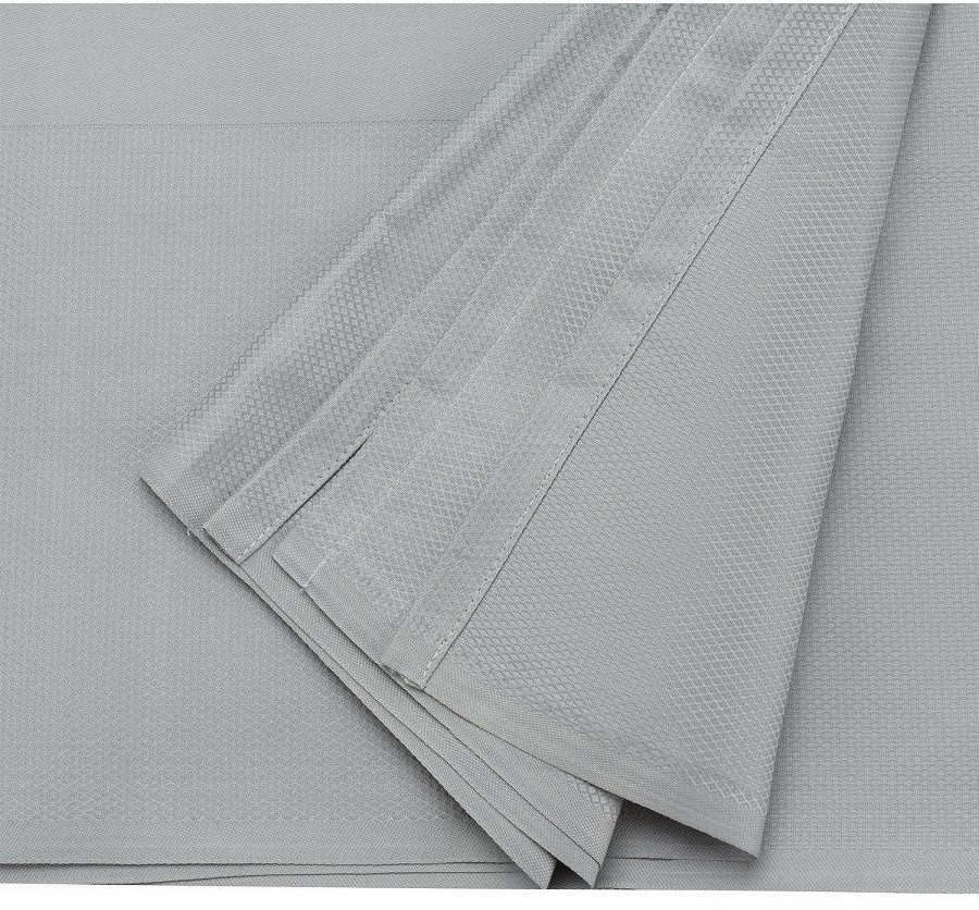 Скатерть классическая серого цвета из хлопка из коллекции essential, 180х180 см (72185)