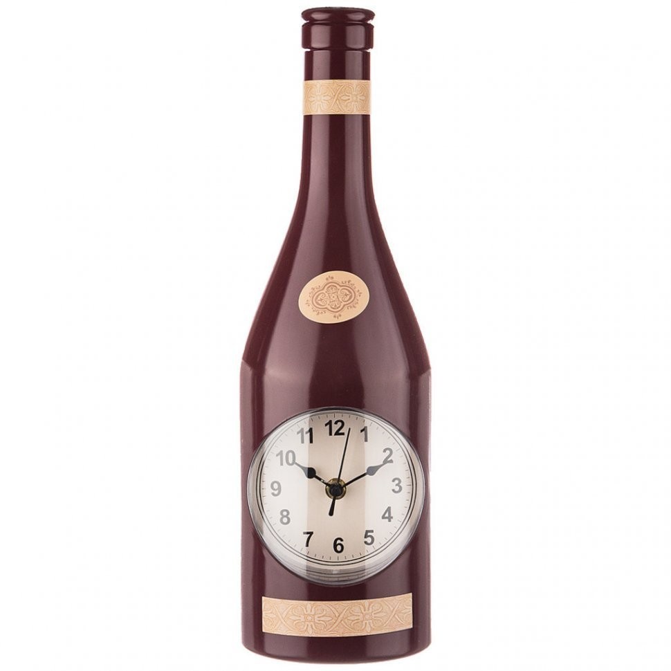 Часы настенные кварцевые "chef kitchen"  41*13*6 см. диаметр циферблата=11 см. цвет:красный Lefard (220-373)