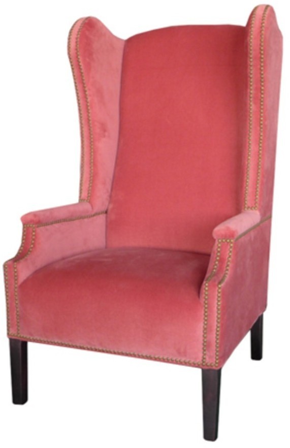 Кресло Самуэль Samuel/Velvet 44, каркас дуб, обивка бельгийский вельвет, pink, ROOMERS FURNITURE