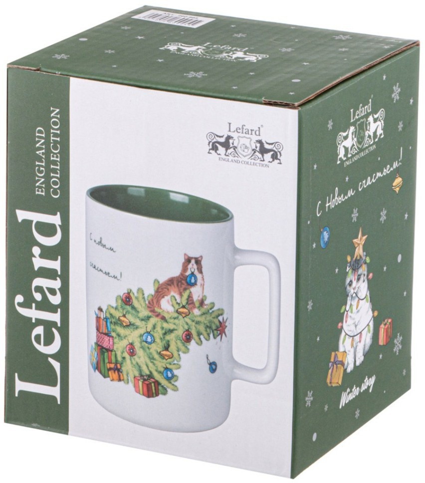 Кружка lefard "с новым счастьем" 400мл (260-995)