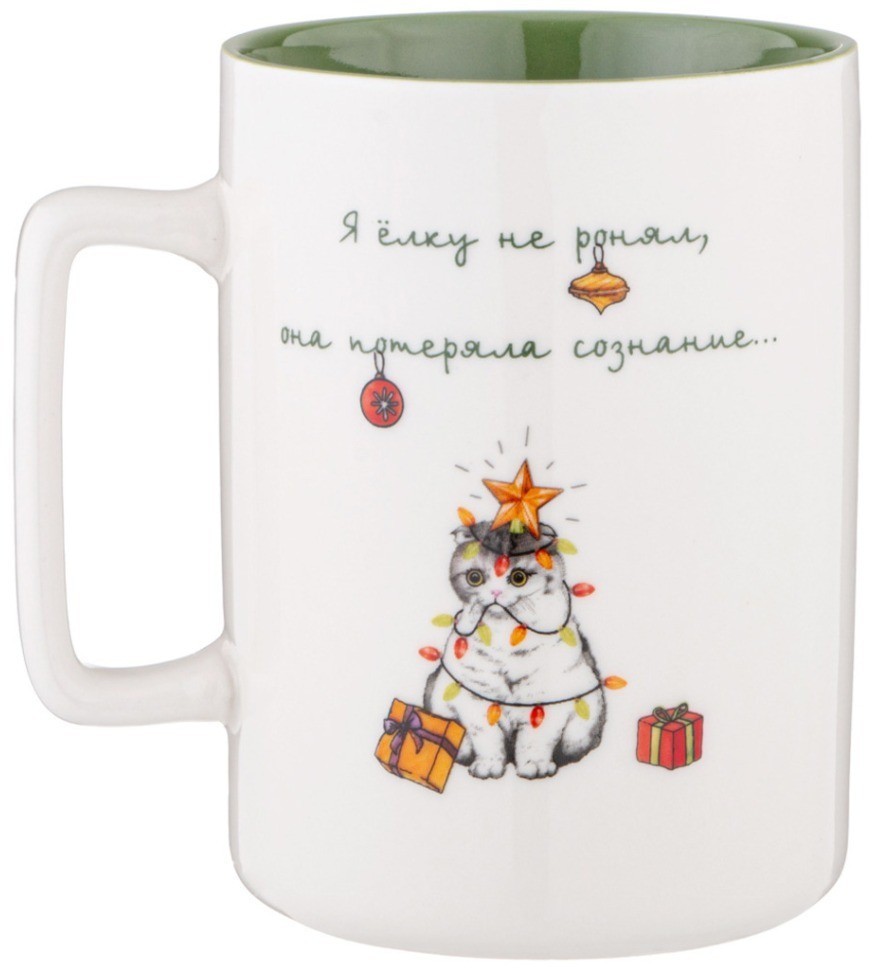 Кружка lefard "с новым счастьем" 400мл (260-995)