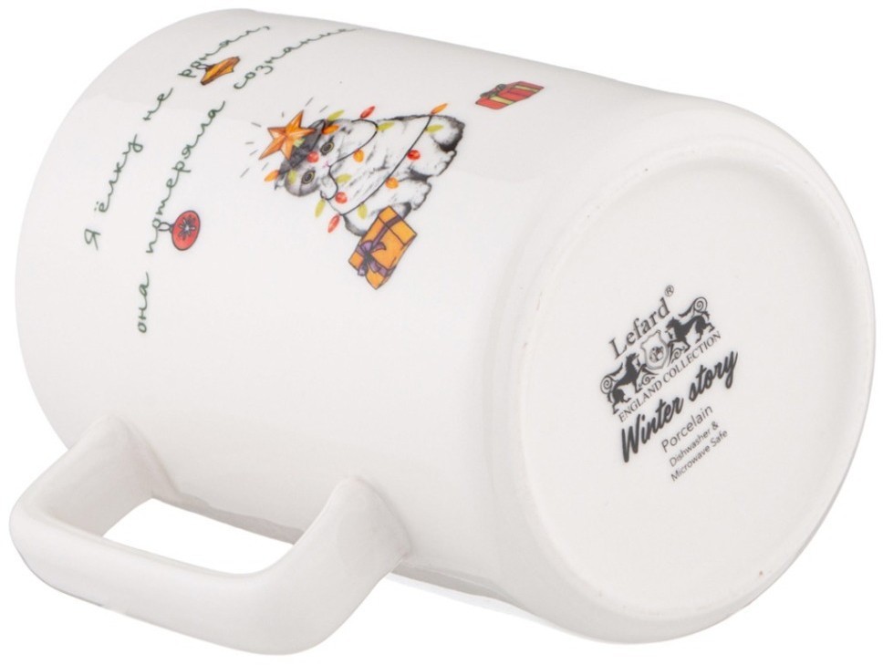 Кружка lefard "с новым счастьем" 400мл (260-995)