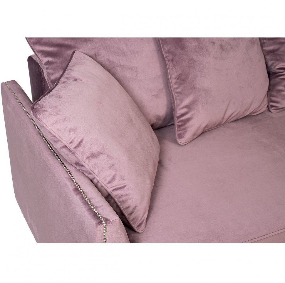 Диван Mores трехмест раскл, велюр пыльн.роза Н-Йорк40 226*103*94 (TT-00002842)