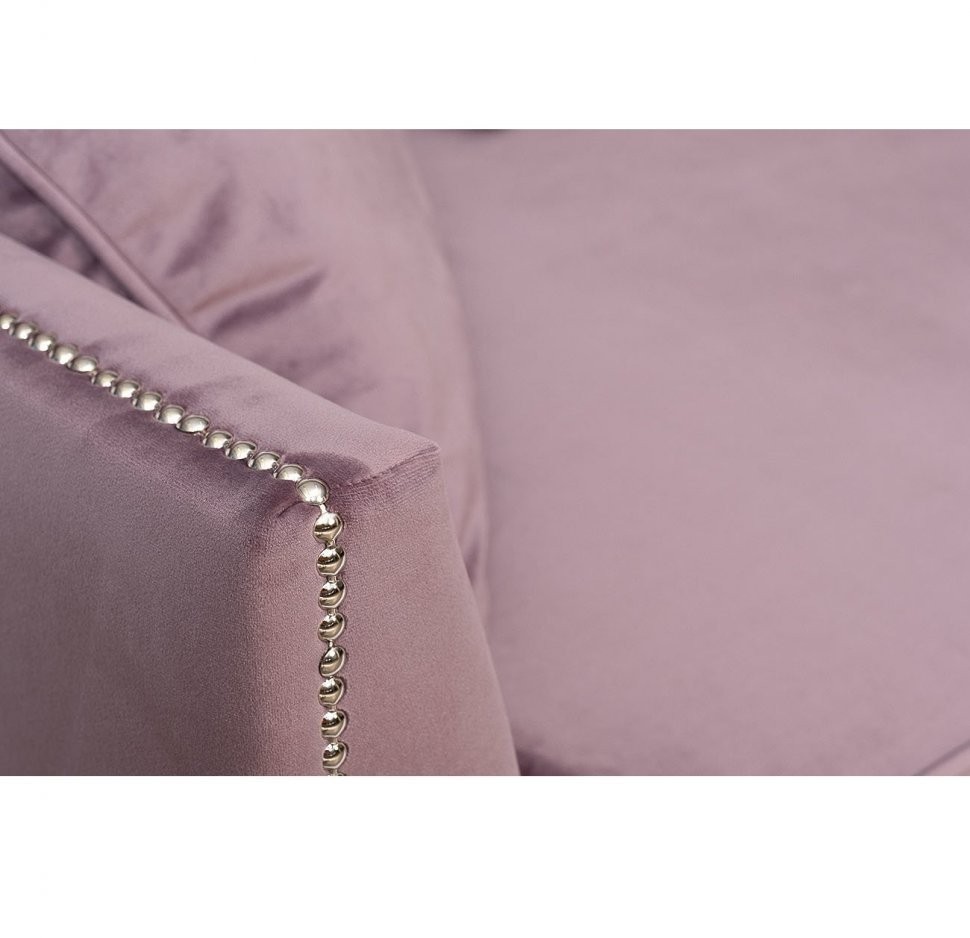 Диван Mores трехмест раскл, велюр пыльн.роза Н-Йорк40 226*103*94 (TT-00002842)