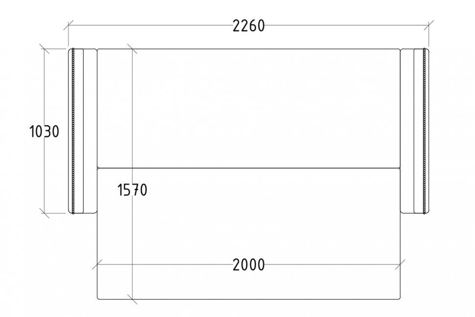 Диван Mores трехмест раскл, велюр пыльн.роза Н-Йорк40 226*103*94 (TT-00002842)